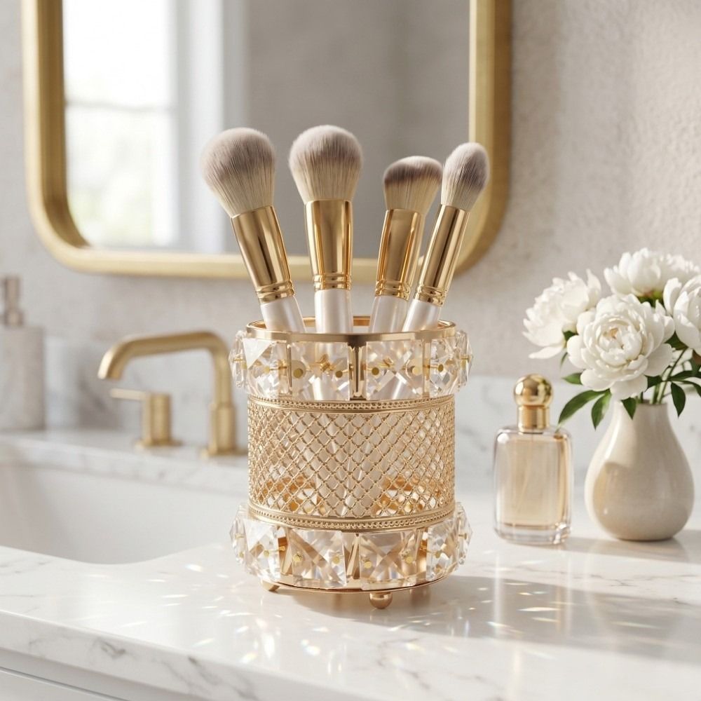 Portapennelli per Trucco in Or - Luxury Skincare And Makeup Brands recensione e prezzo