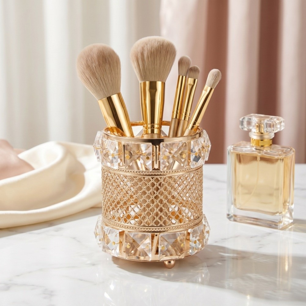 Portapennelli per Trucco in Or - Luxury Skincare And Makeup Brands recensione e prezzo